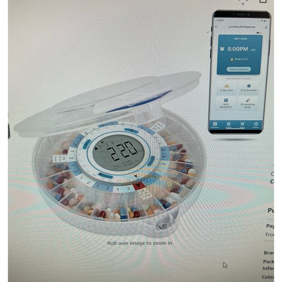 Live Fine Smart Pill Dispenser - Picture 2 of 7